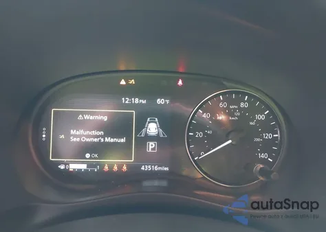 2022 Nissan Kicks Sv Xtronic Cvt z USA, uszkodzony, nr VIN 3N1CP5CV7NL477969